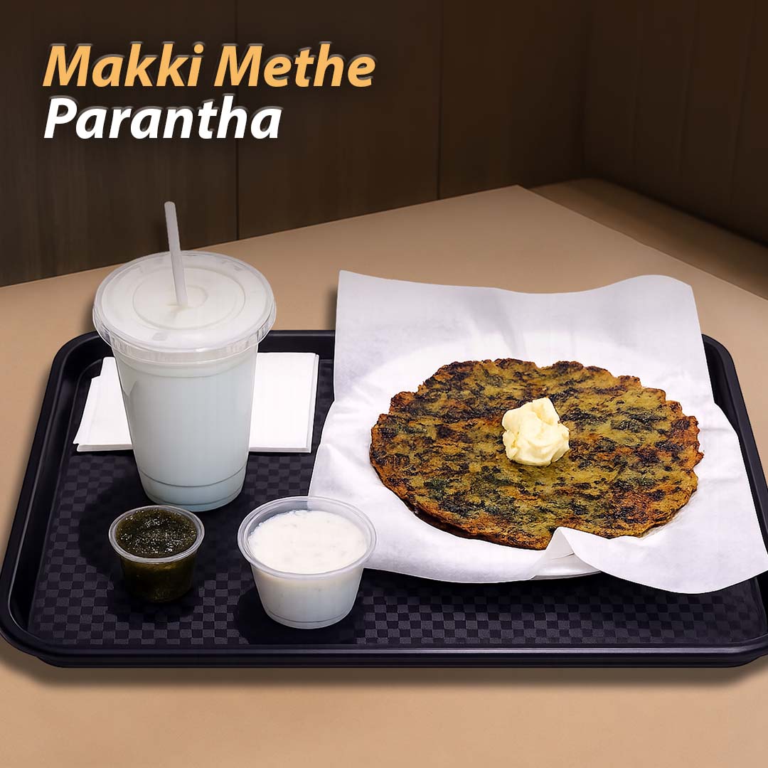 Maki methe parantha