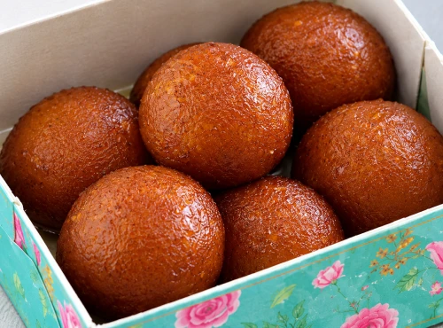 Gulab Jamun at Desi Khuraak in Mississauga